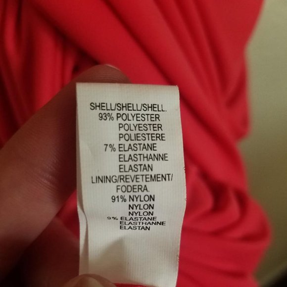 Halston Heritage-One Shoulder drape dress - Picture 5 of 5